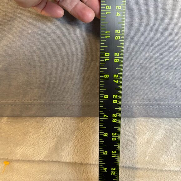 TravisMathew Mens Polo Shirt Medium Gray Embroidered Logo & Striped Design Mens - Picture 3 of 8